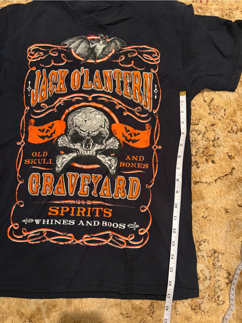 GUC Halloween Graveyard Spirits Graphic Tee - black unbranded/unsized - see meas - Picture 4 of 6